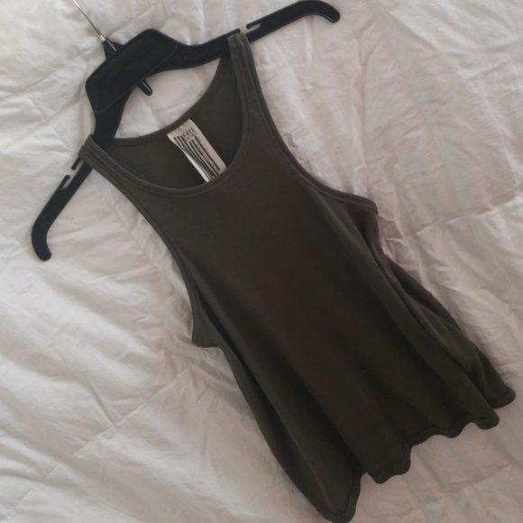 Free People Tops - free people high neck long beach cotton tank